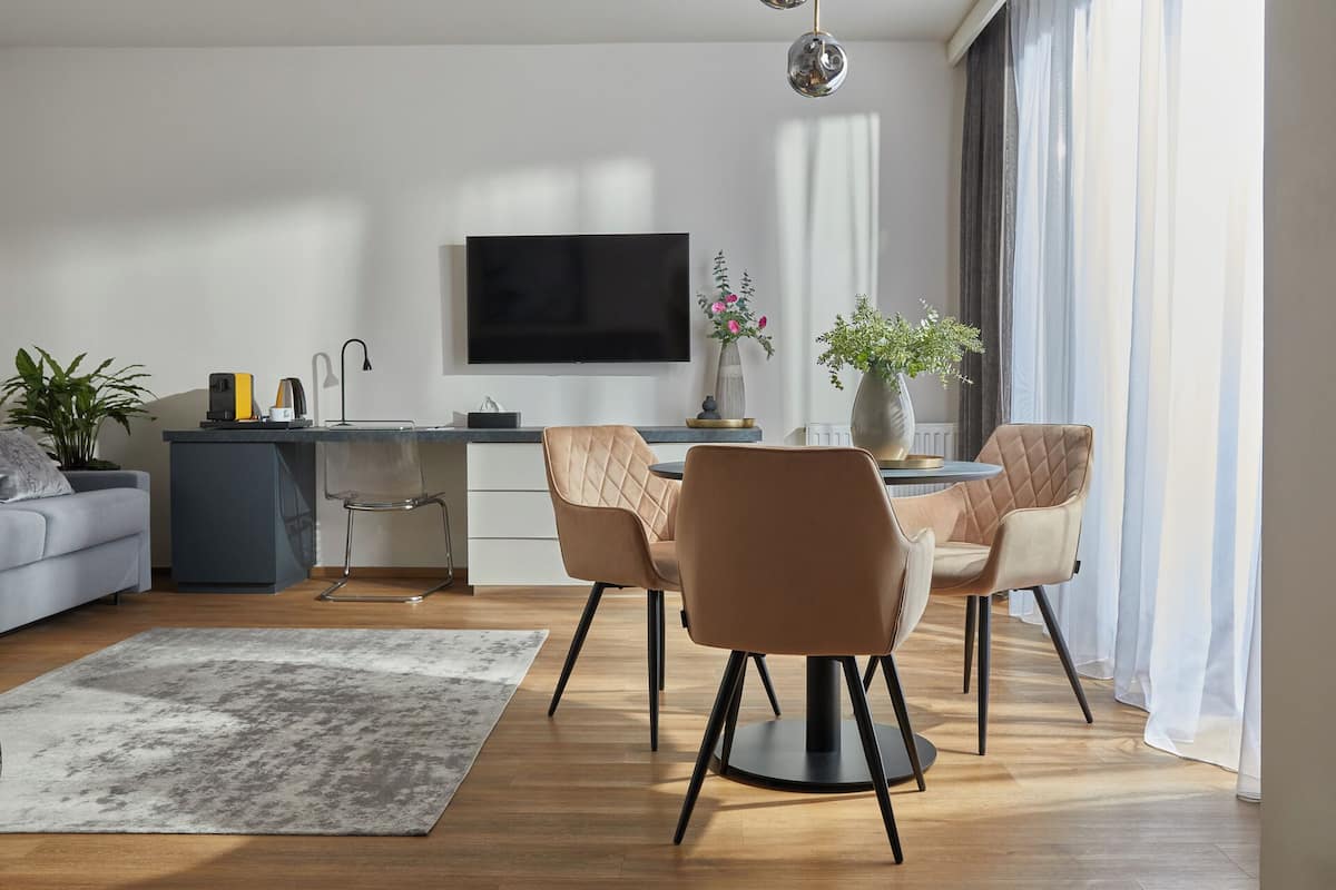 1-Bedroom apartment | セーフティボックス (室内)、遮光カーテン、アイロン / アイロン台、ベビーベッド (無料)