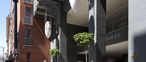 Fassade der Unterkunft