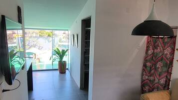 Comfort-Penthouse | Wohnbereich | Flachbildfernseher