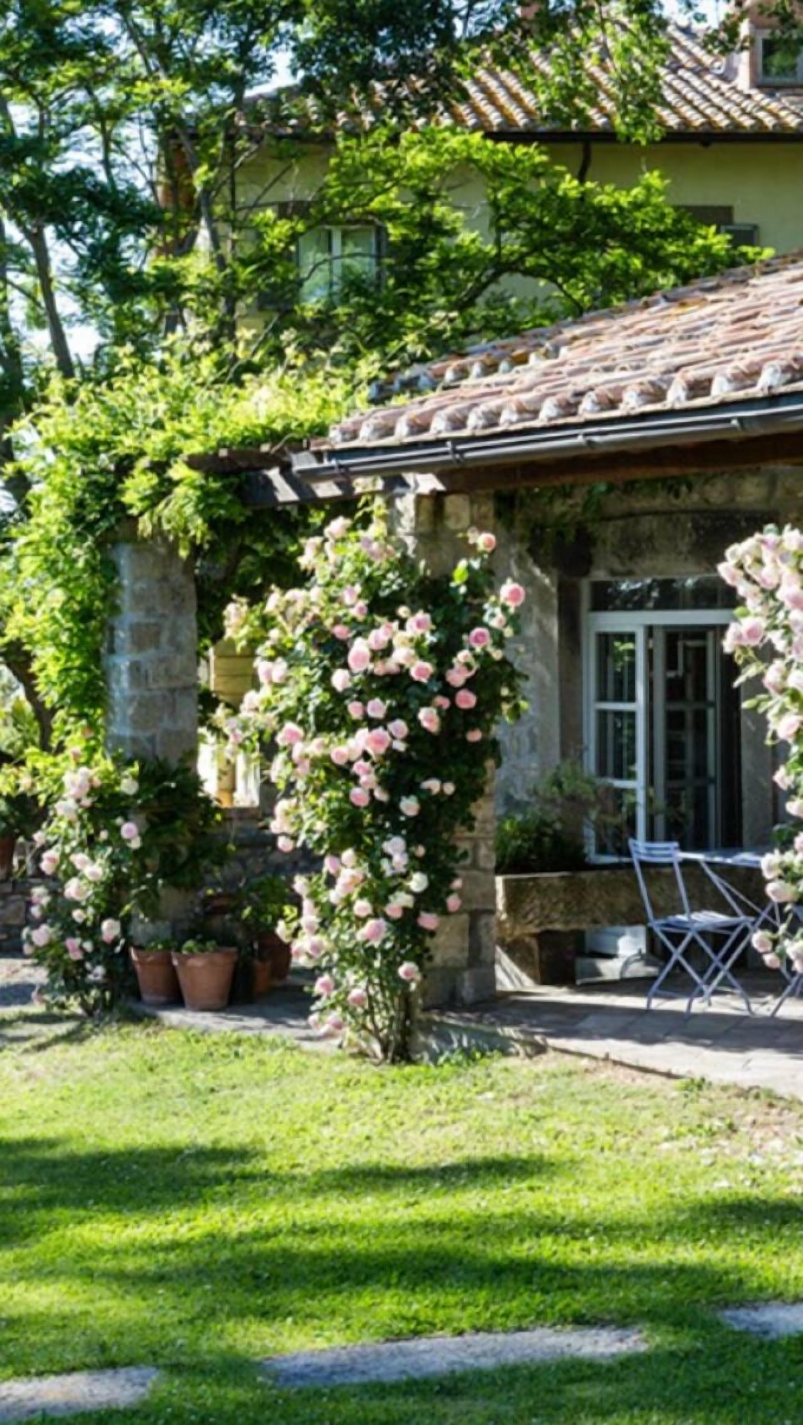 Blick von der Unterkunft