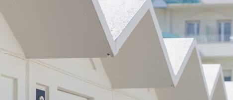 Privatstrand, Strandtücher