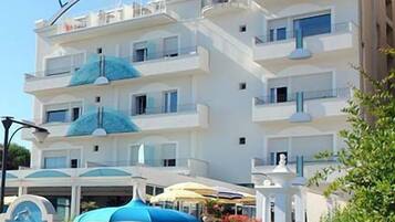 Fassade der Unterkunft