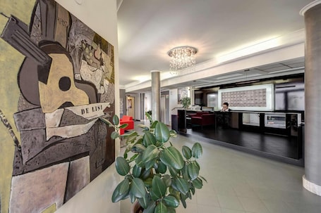 Reception. Hotel Alba Roma
