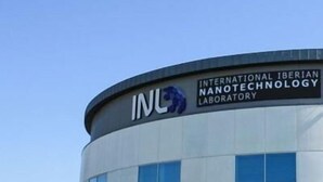 A building with a sign reading "INTERNATIONAL IBERIAN NANOTECHNOLOGY LABORATORY". - Hotel Dom Vilas (Braga)