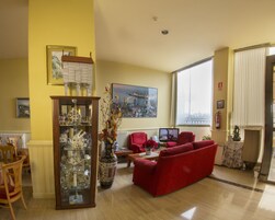Sala de estar en el lobby