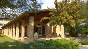 Voorkant van accommodatie