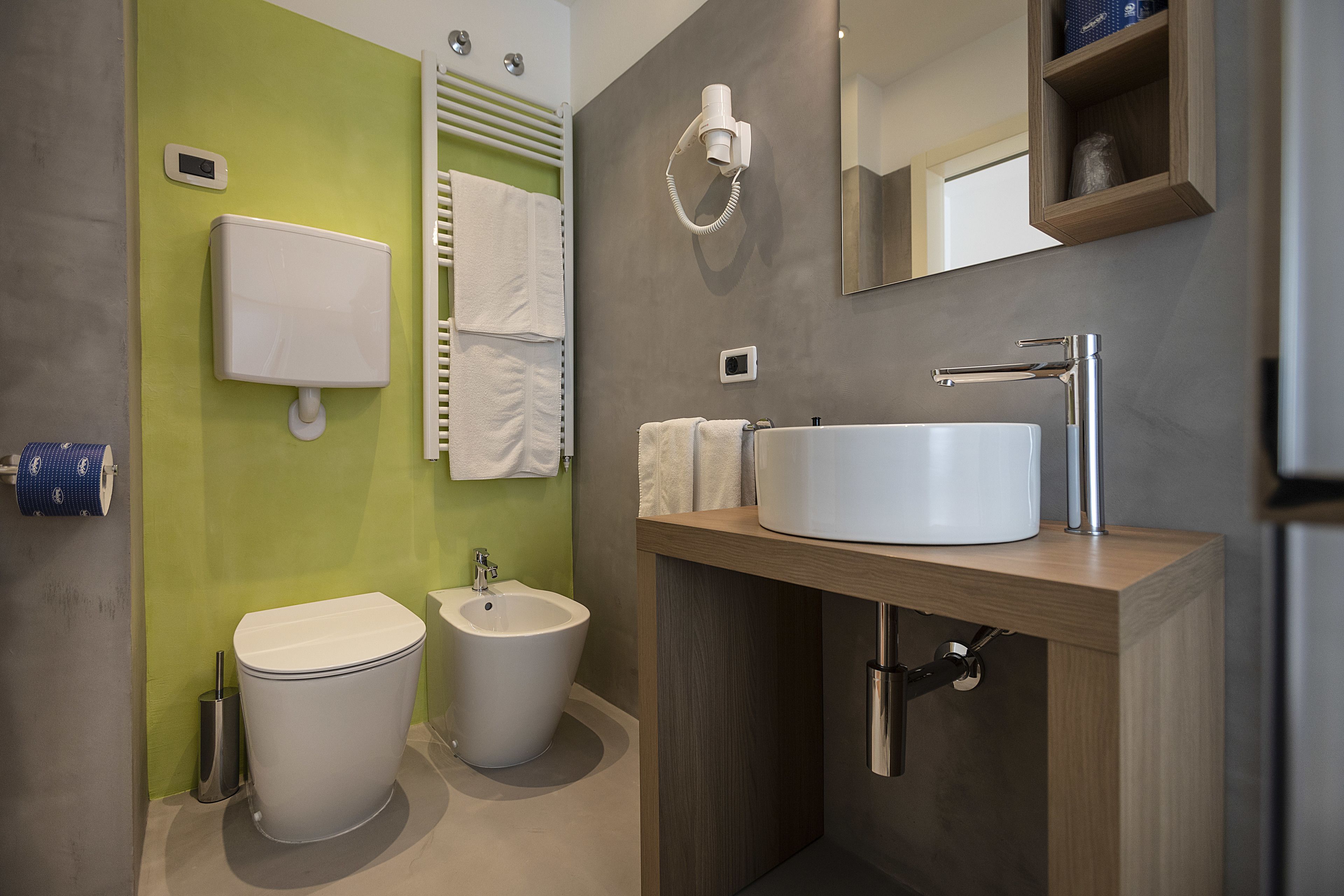 double room, lake view | bathroom | shower, free toiletries, hair dryer, bidet