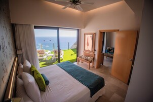 Premium-huoneisto, merinäköala, torni (Top Floor Premium Vista Mar) | 1 makuuhuone, tallelokero huoneessa, pimennysverhot, silitysrauta/-lauta