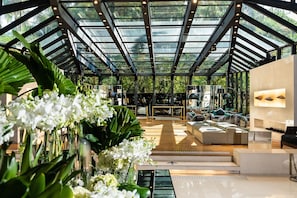 Lobby sitting area