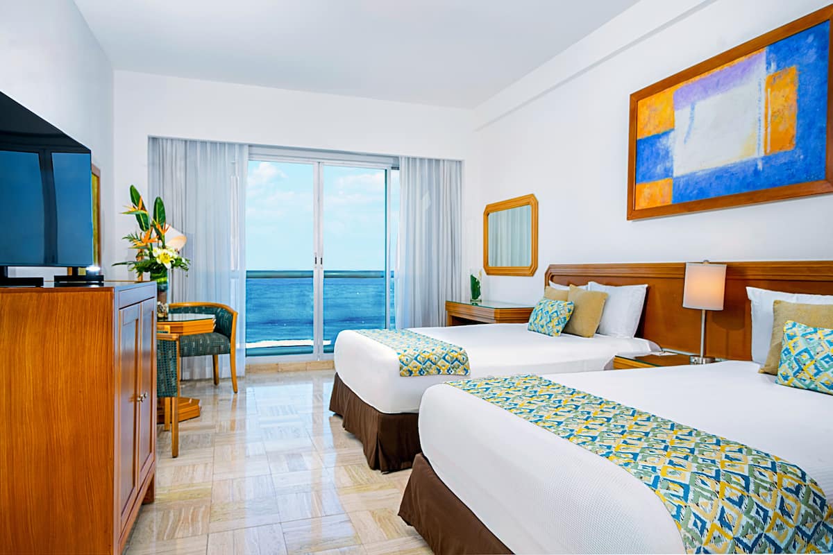 Standard Double Room, 2 Double Beds | 1 bedroom, down comforters, minibar, in-room safe