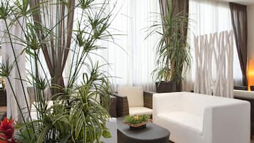 Sala de estar en el lobby