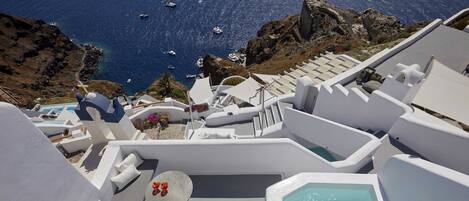 Junior Suite (Sunset, Outdoor Hot Tub) | Terrace/patio