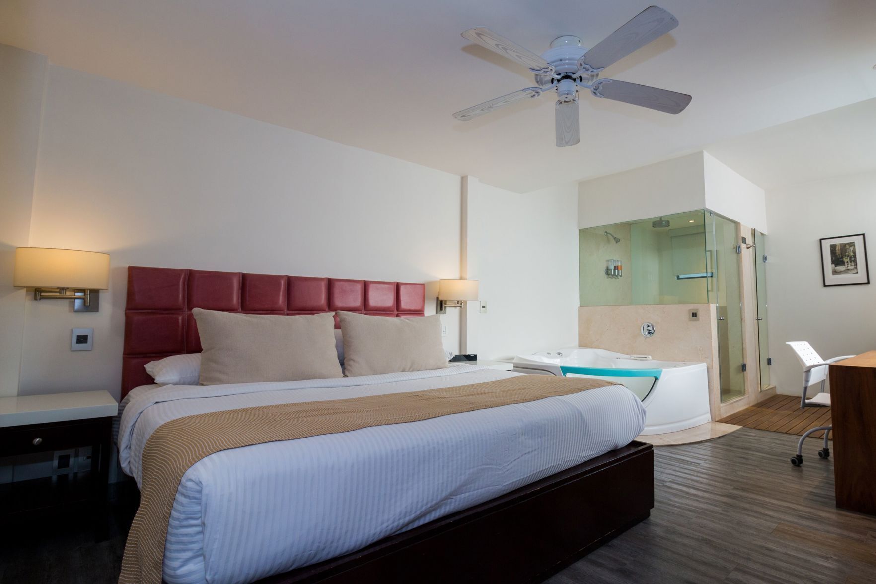 Free minibar items, in-room safe, individually furnished, desk