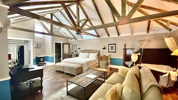 Honeymoon Suite, Jetted Tub (The Carriage House) | Living area | TV, Netflix, Hulu, DVD player