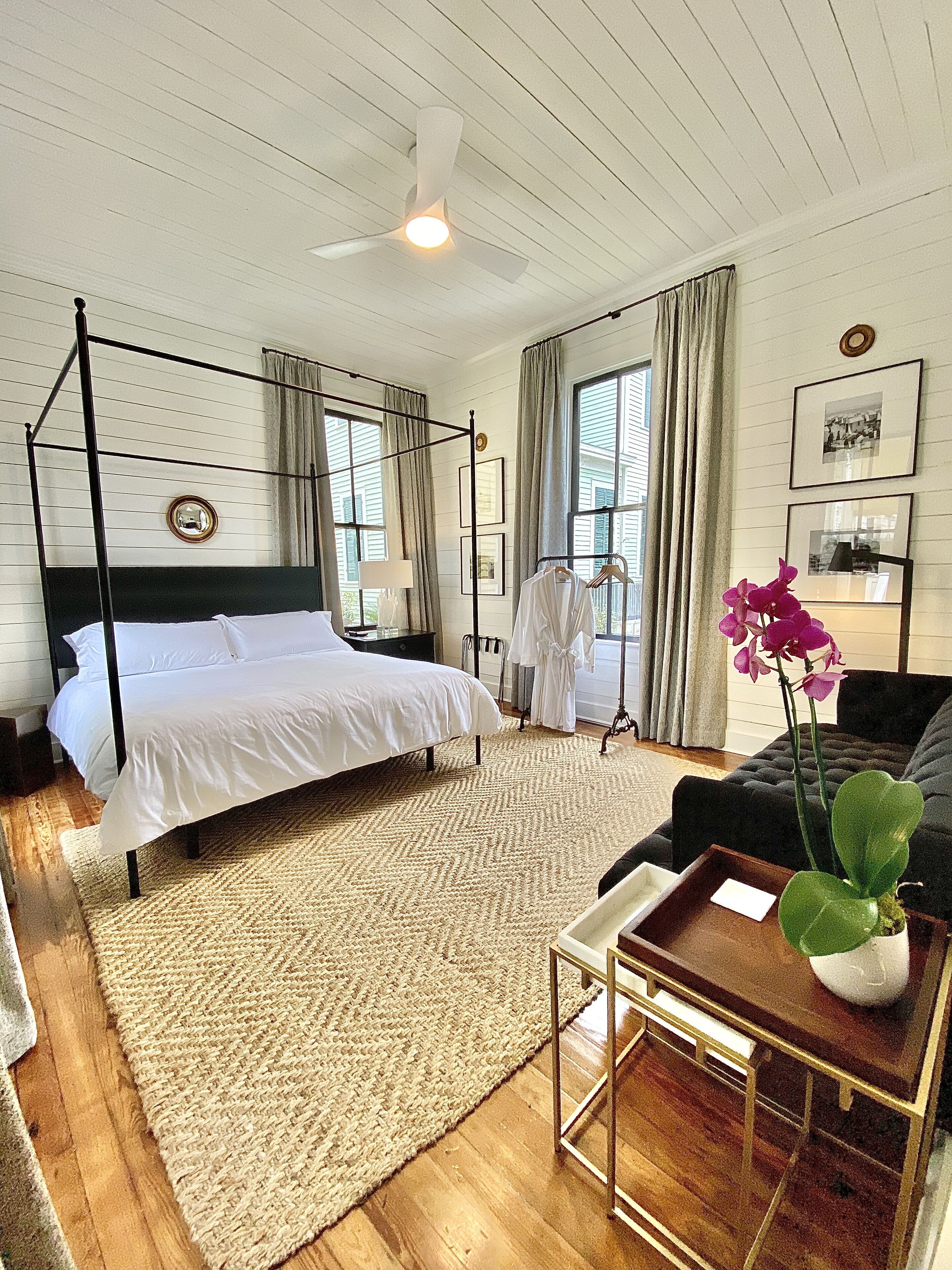 Suite Luxe, 1 très grand lit, vue jardin (Clara's Cottage) | Literie de qualité supérieure, décoration personnalisée