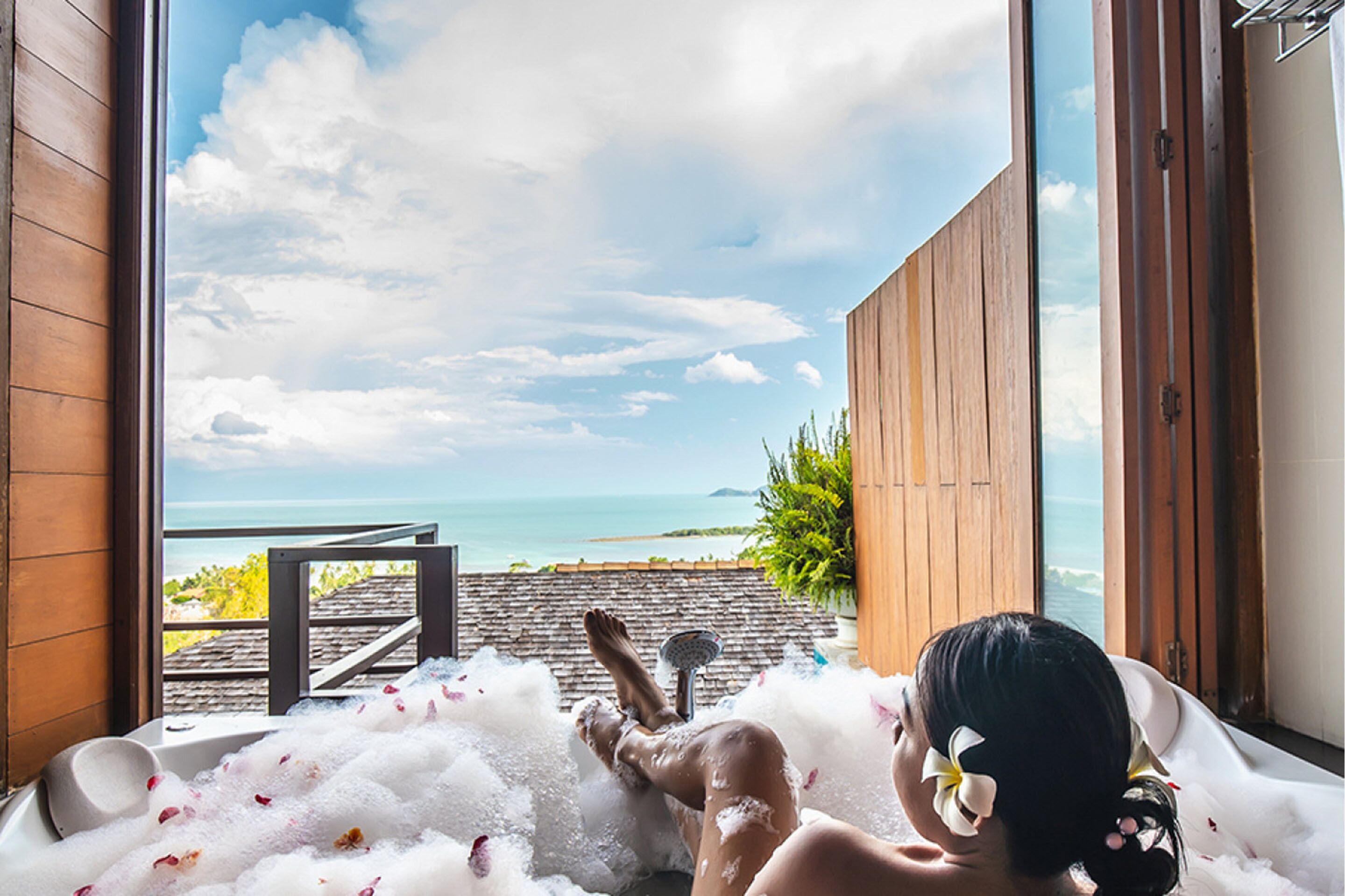 Villa (Over Water Villa) | Balcony view