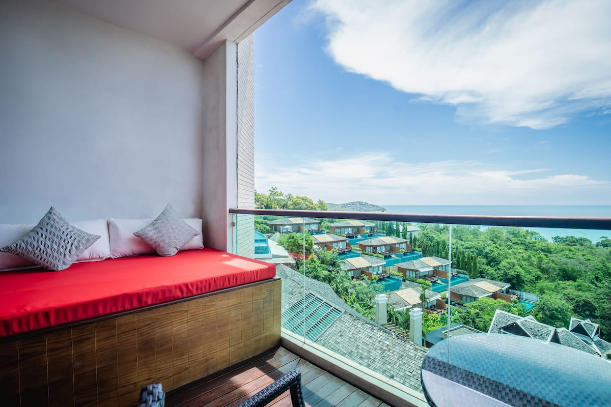 Deluxe Room, Sea View | Balcony view