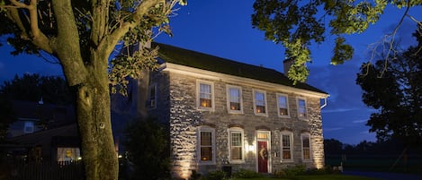 Front of property - evening/night