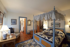 Quarto (Blue) | 1 quarto, roupas de cama premium, edredons de pluma
