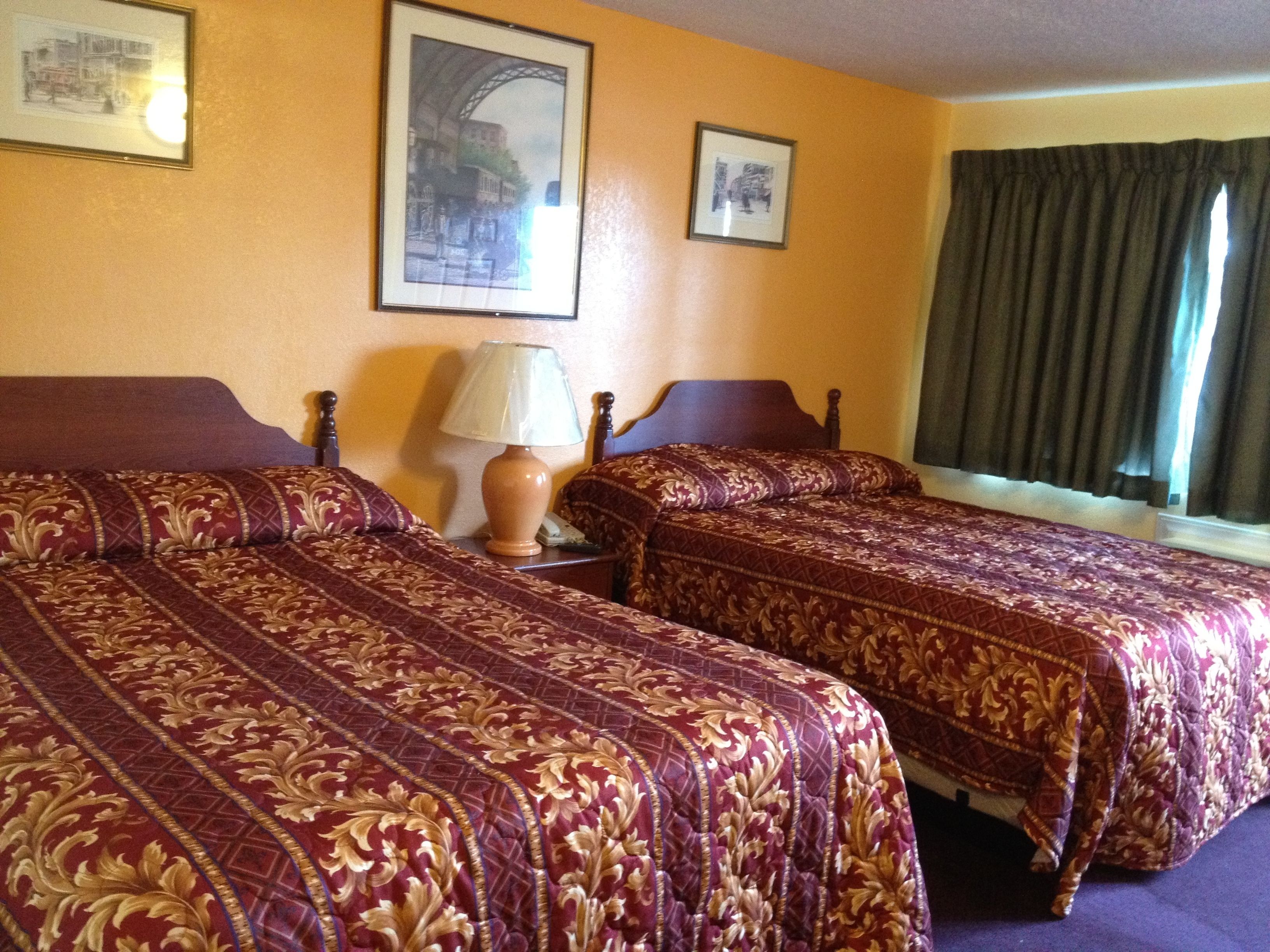 premium bedding, individually decorated, desk, blackout curtains