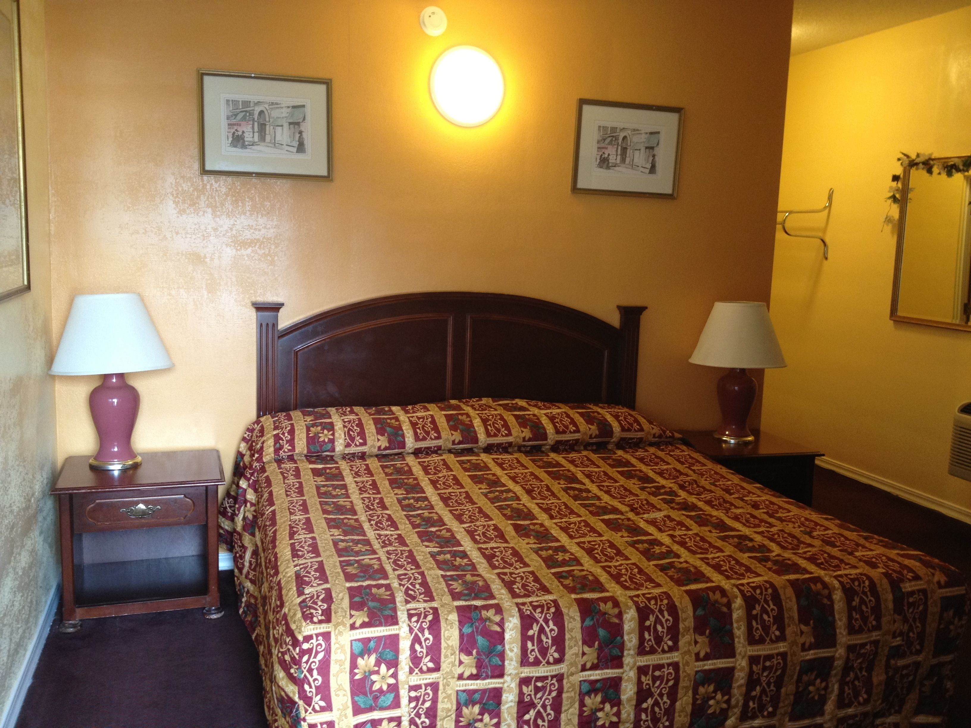 premium bedding, individually decorated, desk, blackout curtains