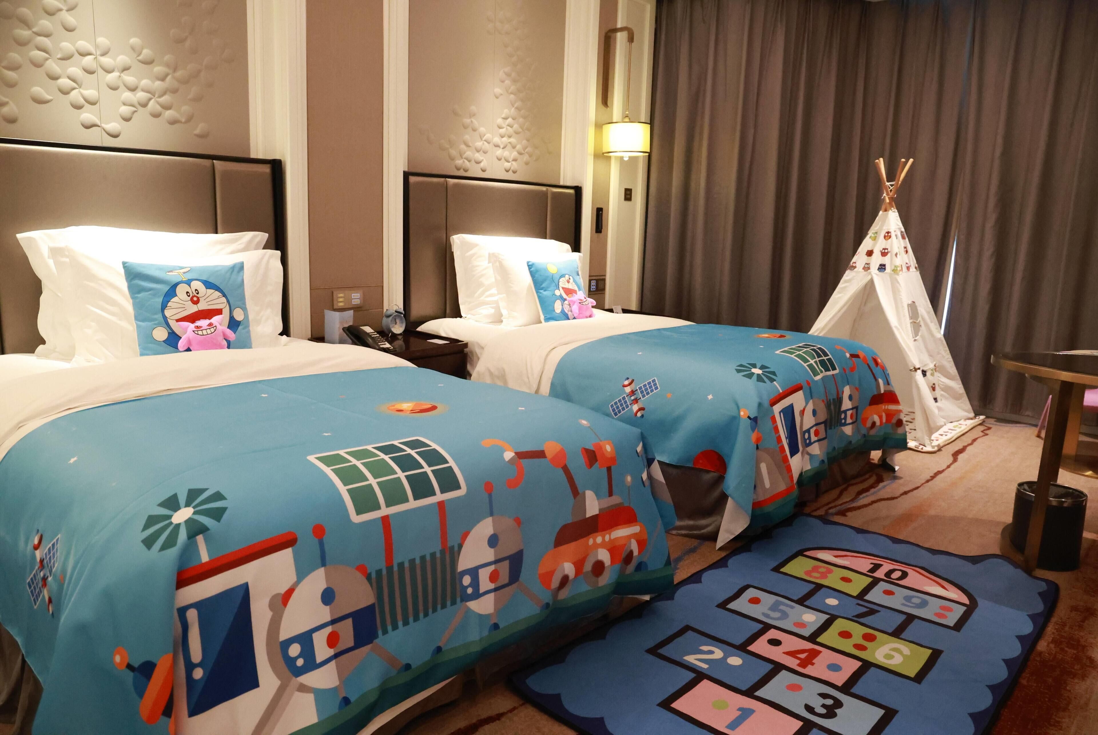 Chambre Familiale, 2 lits une place (Elegant)