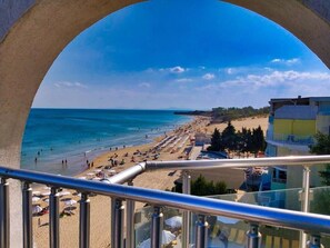 Standard Studio, Balcony, Sea View | Balcony view - Aphrodite Beach Hotel (Nessebar)