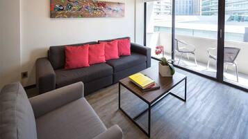 Business Loft, 1 Queen Bed, Balcony, City View | View from room