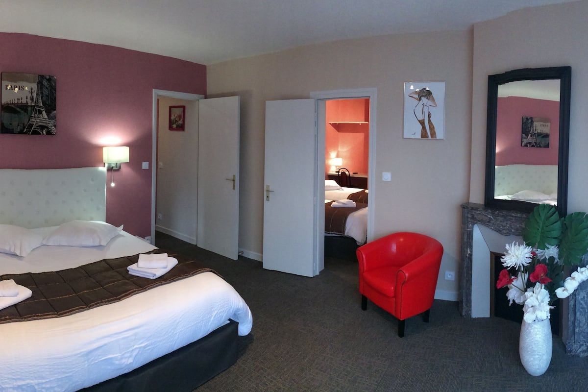 Comfort+ Quadruple Room | Premium bedding, in-room safe, desk, blackout curtains
