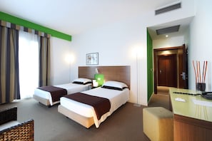 Down comforters, minibar, in-room safe, desk