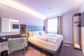 Double or Twin Room | 1 bedroom, blackout drapes, soundproofing, iron/ironing board