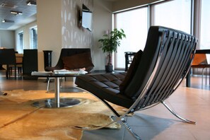 Sitteområde i lobbyen