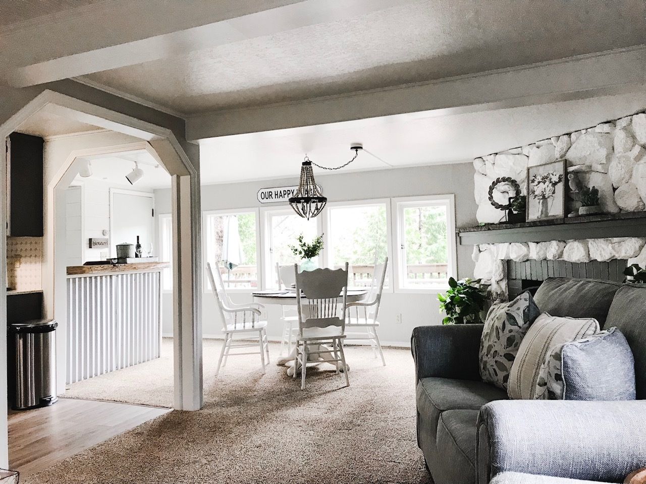 雙人房單人入住 | 起居區 | 電視