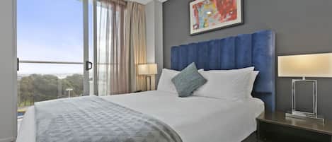 Standard Apartment, 2 Bedrooms, Balcony | 2 bedrooms, in-room safe, blackout drapes, iron/ironing board