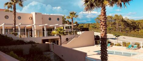 Uitzicht vanuit accommodatie