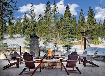 Fireplace at Hyatt Vacation Club at Northstar Lodge, Lake Tahoe