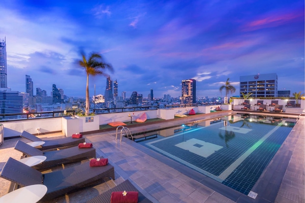 Rooftop pool