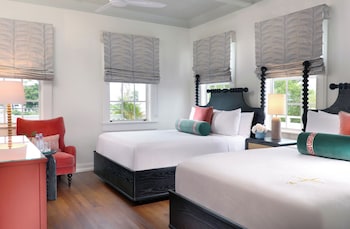 Newly Renovated - Avalon Two Queen | Individually decorated, individually furnished, iron/ironing board at Duval Gardens at Southernmost Beach Resort – Adults Only