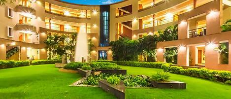 Majoituspaikan julkisivu