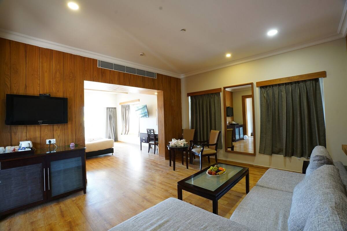 moksha luxury suite | premium bedding, minibar, in-room safe, individually decorated