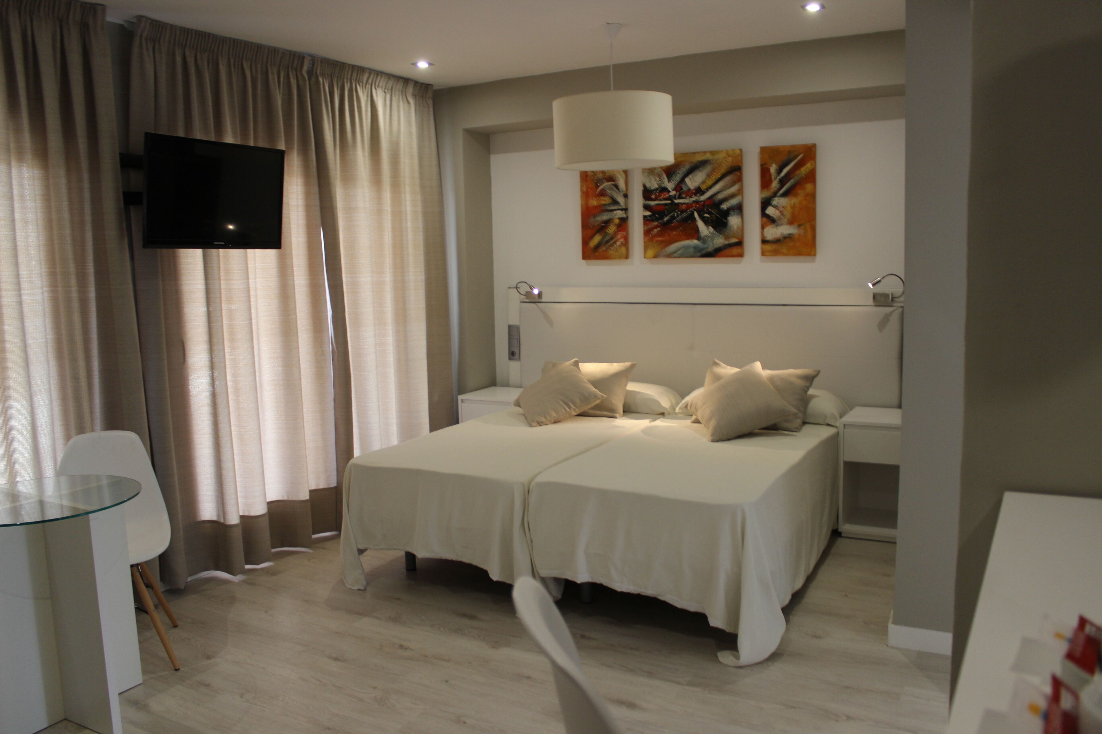 1 bedroom, memory foam beds, individually decorated
