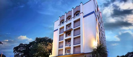 Front of property – evening/night