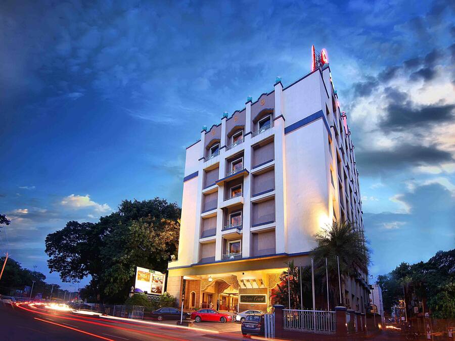 Front of property – evening/night