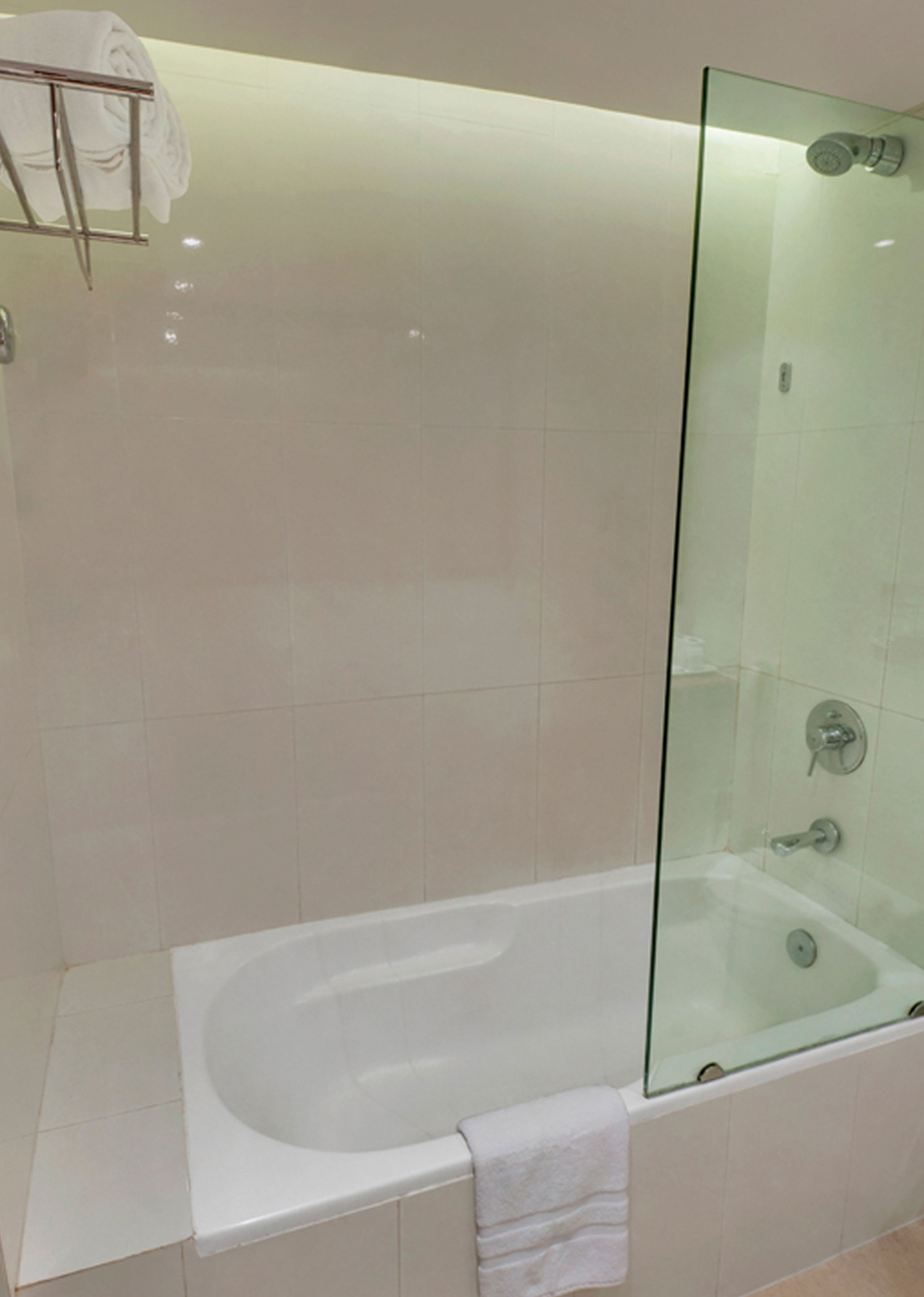 deluxe room | bathroom shower