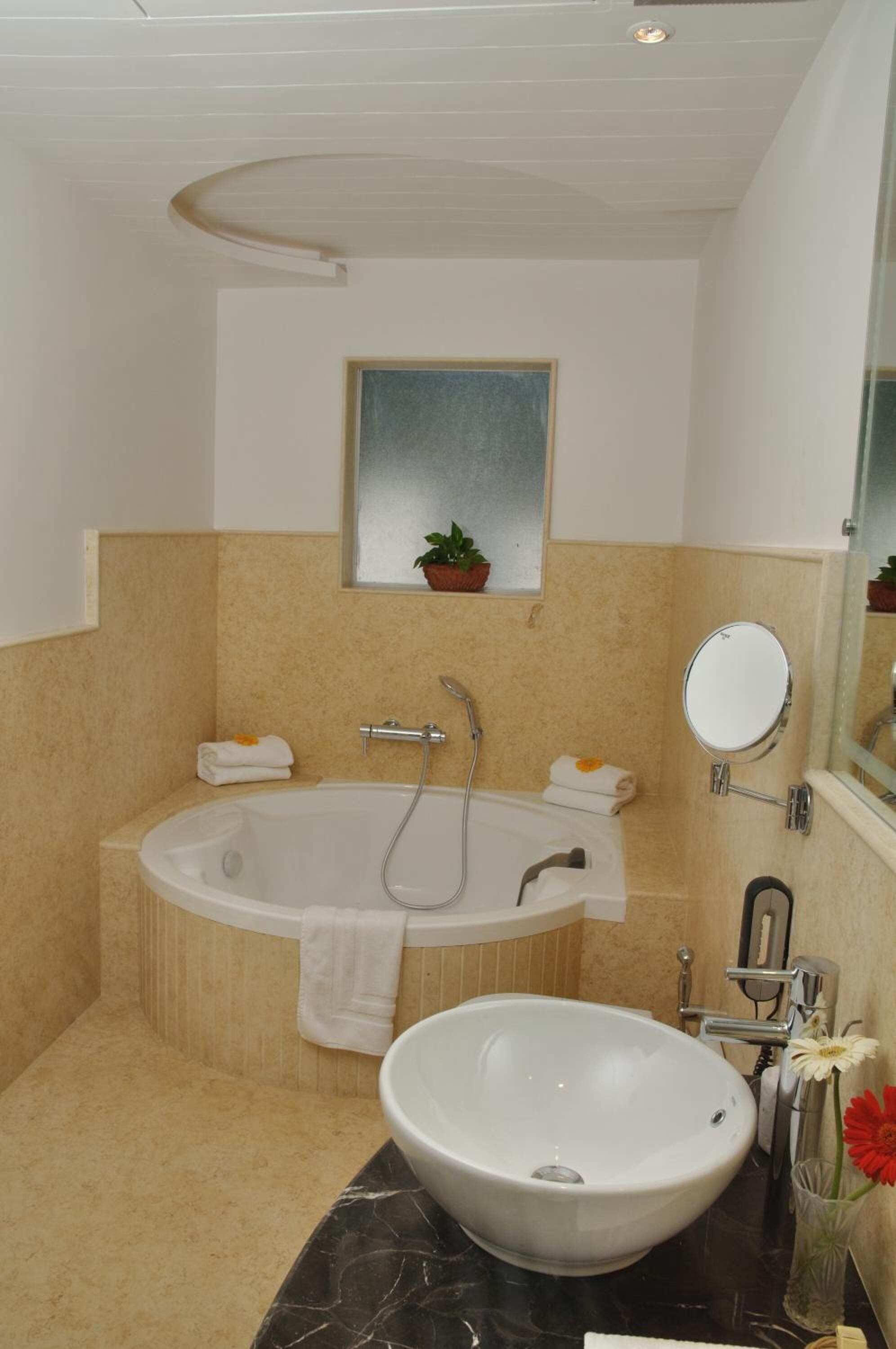 villa, 1 king bed | bathroom | rainfall showerhead, free toiletries, hair dryer, towels