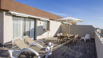 Deluxe Penthouse, 1 Bedroom | Pemandangan balkoni