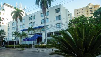 Façade de lâhĂ©bergement