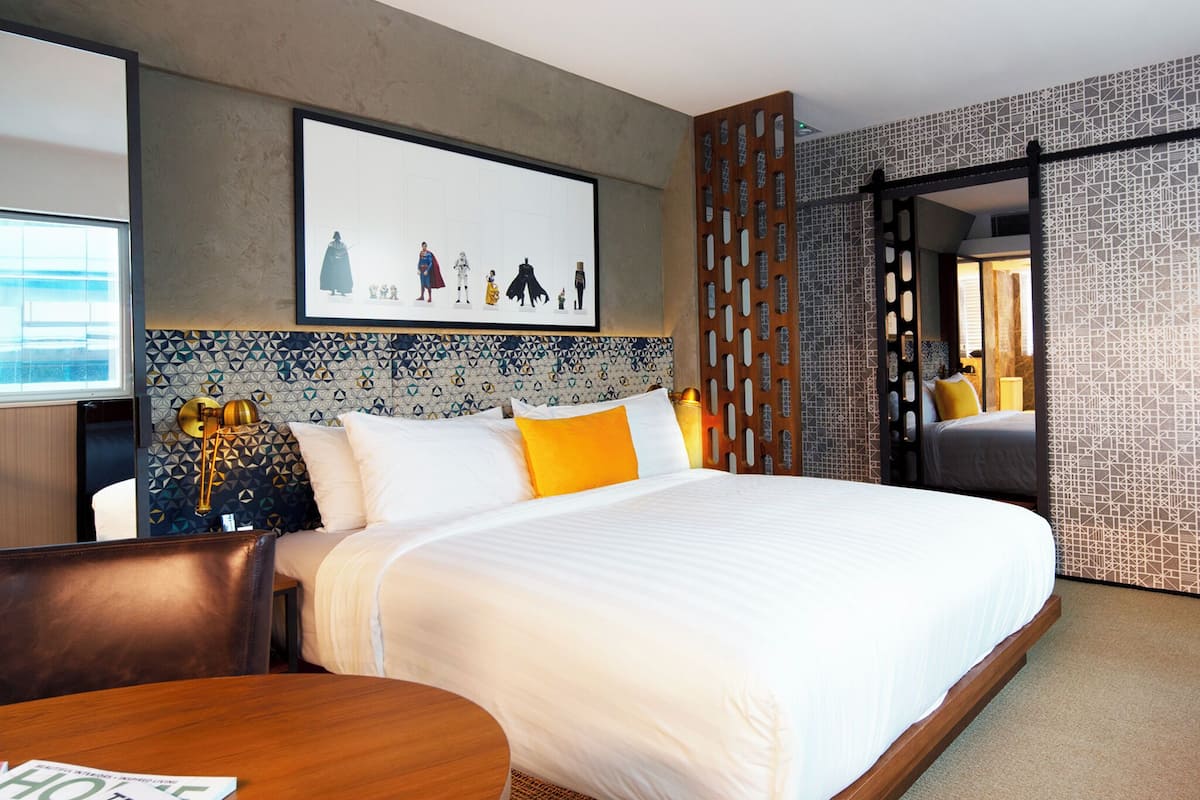 Premium bedding, pillow-top beds, minibar, in-room safe