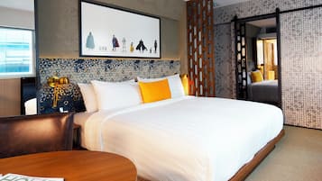 Ropa de cama de alta calidad, colchones con pillow-top y minibar