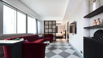 Televisión LCD de 42 pulgadas con canales por cable y televisión